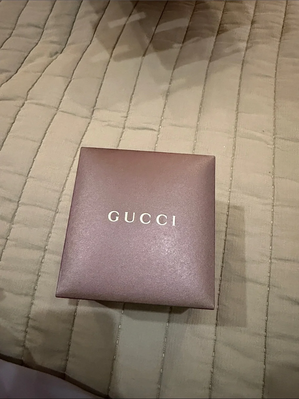 Gucci Black Dial Men's Chronograph Watch with Green Accents in original box NWT